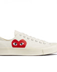 CDG PLAY x CONVERSE — Chuck Taylor'70 Classic / Low Top Blanc