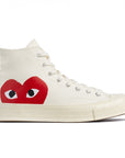 CDG PLAY x CONVERSE — Chuck Taylor'70 Classic / High Top Crème