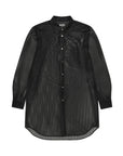 Black CDG — Longue Chemise en Résille
