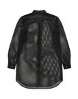 Black CDG — Longue Chemise en Résille